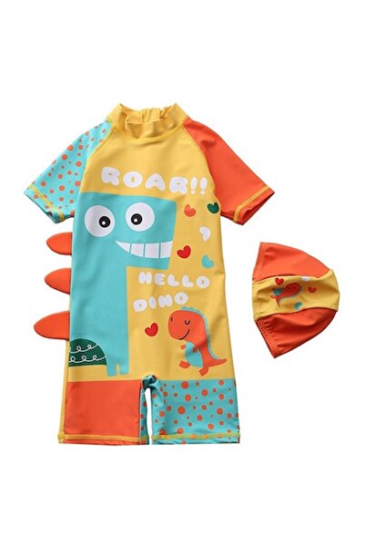 Mixbo Kids' Swimsuit Hello Dino Two-Piece, Mixbo, Size S