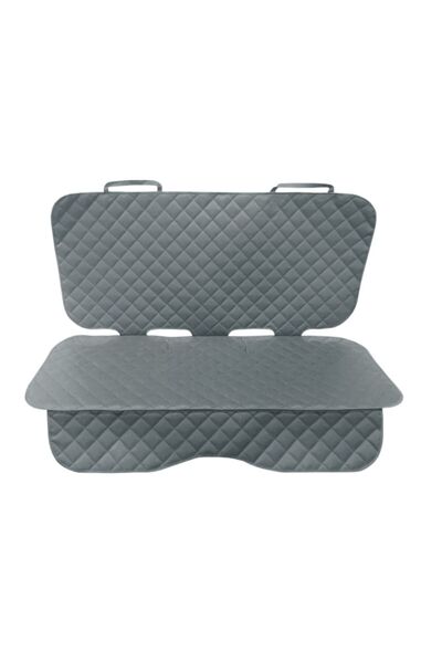 Metru Patrat Husă universală matlasată pentru bancheta spate, impermeabilă, lavabilă, gri - Metru Patrat