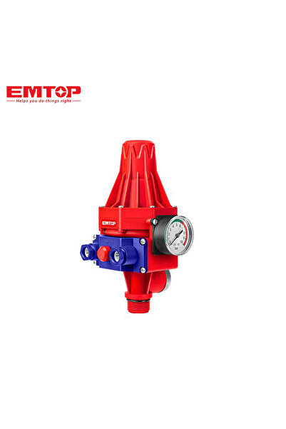 EMTOP Automatic Water Pump Controller with Pressure Gauge - EAPC1201