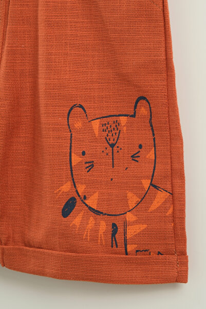 Mini Baray Baby Boy Striped T-Shirt, Shorts and Vest 3-Piece Set (9-12-18-24 Months)