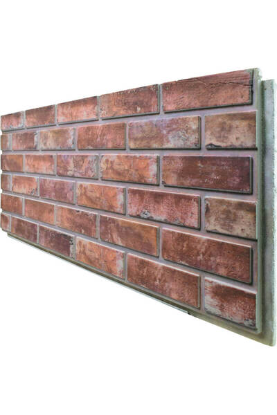Pandekor 5 Adet (3M2) x Tuğla Strafor DIŞ CEPHE Duvar Paneli (DCT-508)
