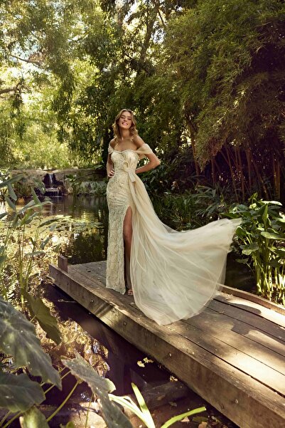 AzraKotan İTHAL KUMAŞ BONCUKLU ABİYE