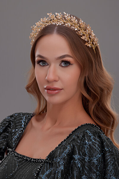 Hayalperest boncuk إكسسوار شعر نسائي من حجر ميرلين اللامع، تاج للعروس والخطوب...