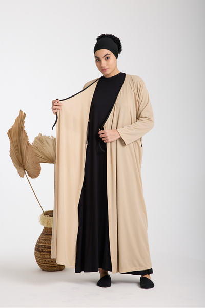 AKPİYYER Side-Tie Double-Breasted Women's Prayer Dress