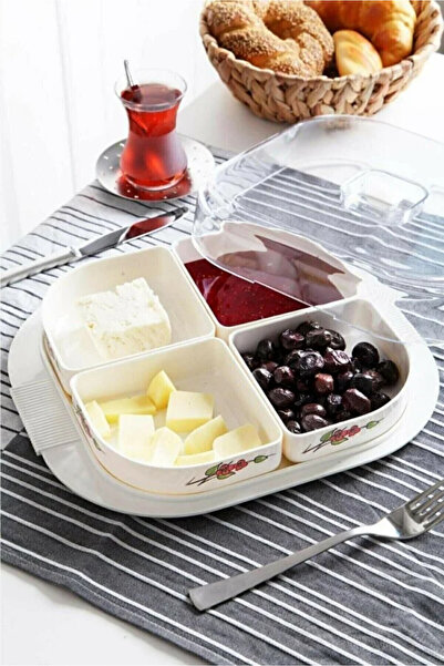 UFİX طقم إفطار مربع مكون من 4 أقسام، طقم تخزين للإفطار، وعاء للوجبات الخفيفة،...