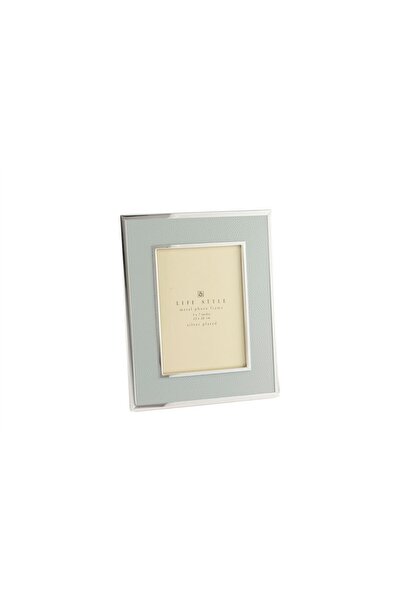 Mikasa Moor Blue Silver Leather Frame 13X18Cm