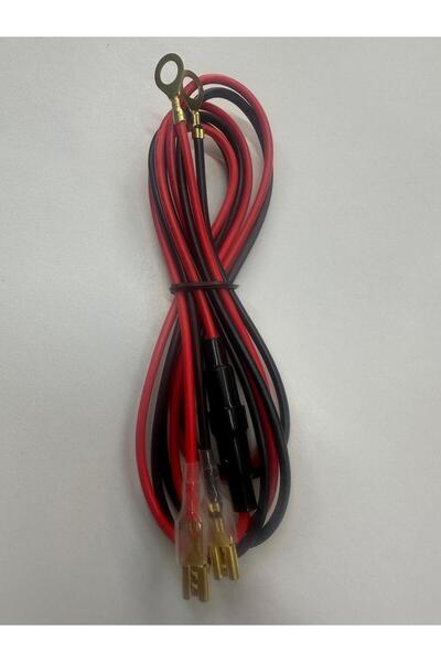 Leonpro 1 metre sigortalı tesisat kablosu klemensli sigortalı kablo