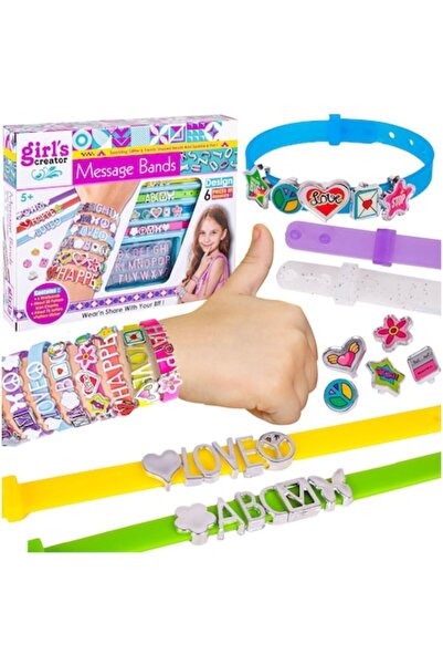 SOLTOY Kit pentru crearea de brățări personalizate cu nume sau texte