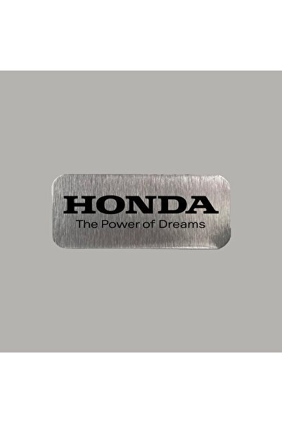CRF Honda The Power of Dreams Metal Etiket 3x7 cm Arkası Yapışkanlı 1 Adet