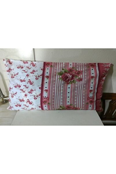 GÜZEL KAMAN غطاء وسادة قطعتين وردي أخضر أبيض (48×65) جودة عالية مفيد أنيق جميل