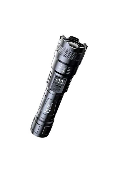 Zen Store مصباح يدوي LED محمول باليد قابل للتكبير والتصغير بعيد المدى