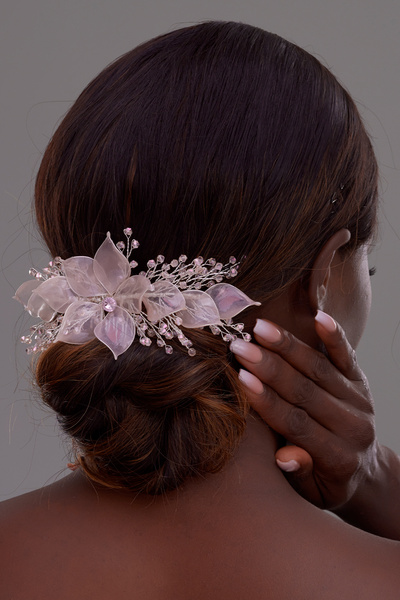 ESPEREST Coroană de păr pentru femei Sarah, cu detalii florale, accesoriu rom...