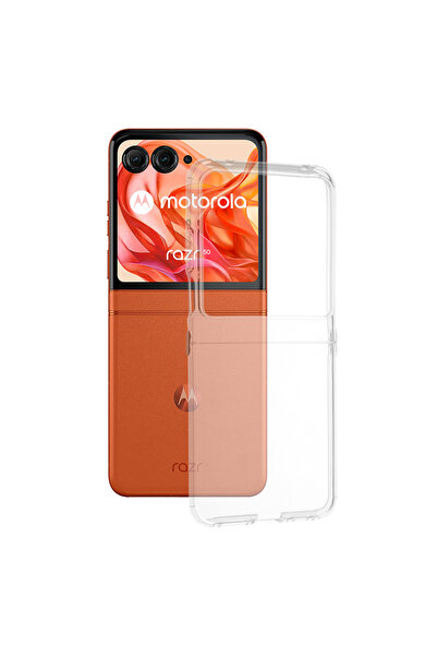 Techsuit Husa Motorola Razr 50 Clear Silicone, transparenta