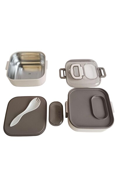 Noki Kids P.Çelik Nutrition Bowl 1300 ml Double Layer