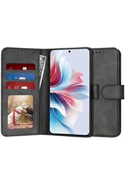 Techsuit Husa 360 Oppo Reno11 F Diary Book, negru