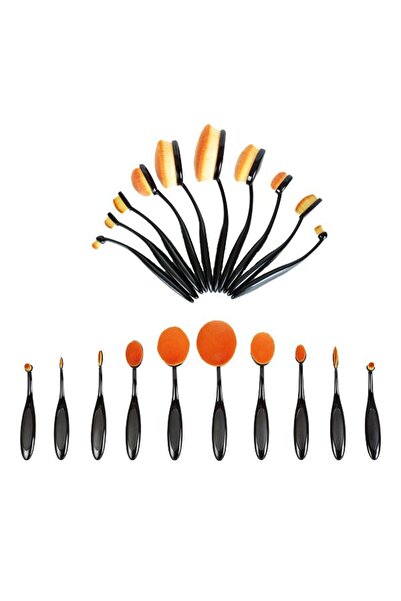 Bifull Set Pensule Ovale Multifunctionale - Mermaid Multipurpose Brush 10 Pcs