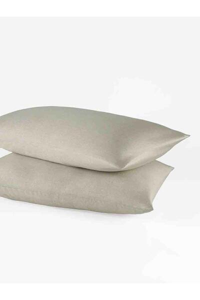 Karna Home Μαξιλαροθήκες 2 τεμαχίων σατέν με κομψή εκτύπωση