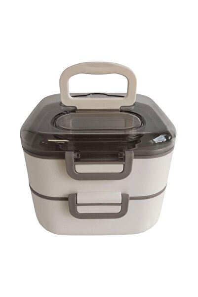 Noki Kids P.Çelik Nutrition Bowl 1300 ml Double Layer