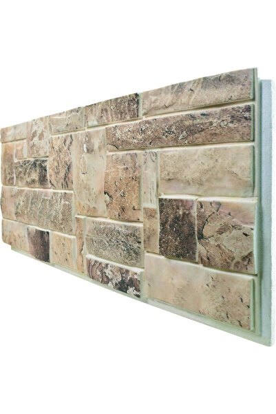 Pandekor 5 Adet (3M2) x Tuğla Strafor DIŞ CEPHE Duvar Paneli (DCS-409)