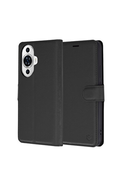 Techsuit Husa Huawei nova 11 Leather Folio, negru