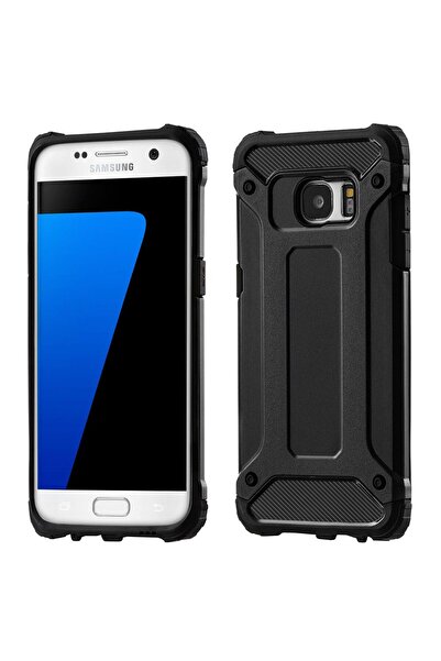 Techsuit Θήκη Samsung Galaxy S7 Edge Hybrid Armor - Μαύρη