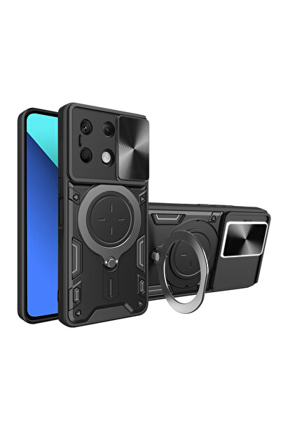 Techsuit Husa Xiaomi Redmi Note 13 4G CamGuard Pro, negru