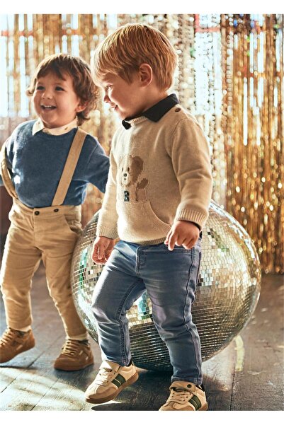 MAYORAL Baby Boy Soft Denim Pants Blue 2502