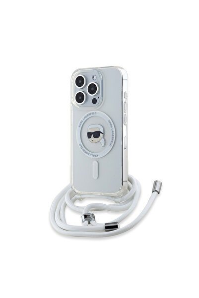 Karl Lagerfeld Husa iPhone 15 Pro Max Karl Lagerfeld IML Crossbody MagSafe, K...