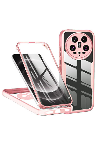 Techsuit Husa 360° Xiaomi 14 Ultra ColorVerse, roz