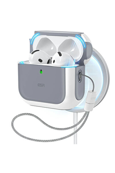 ESR Husa Apple AirPods 4 Orbit Hybrid HaloLock, alb