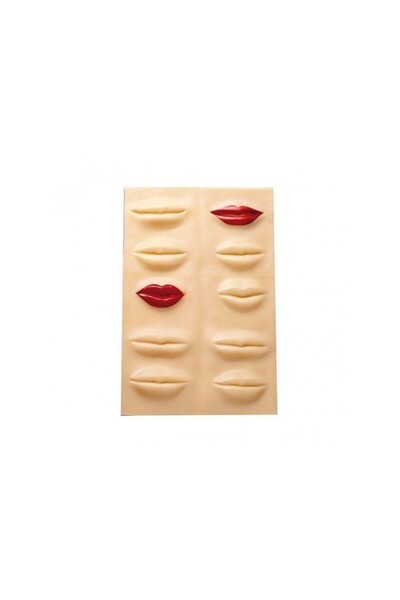 Bifull Silicone Skin for Tattoo Practice with Lip Model - Academy Make-up Spare Parts Lips -