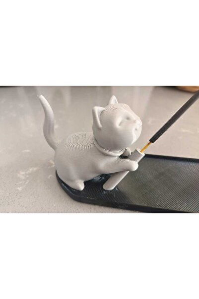 avoralab Kedi Figür Tütsülük