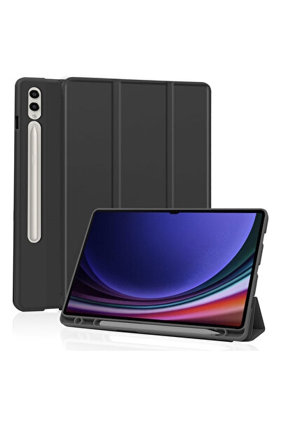 Techsuit Husa Samsung Galaxy Tab S9 Ultra Flex Trifold Pen, negru