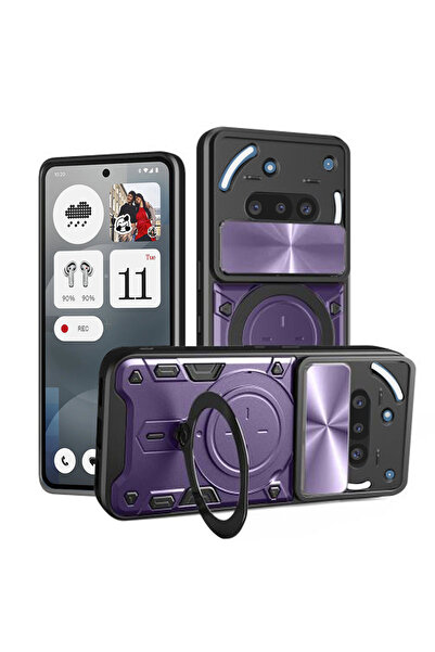 Techsuit Husa Nothing Phone (3a) CamGuard Pro, mov