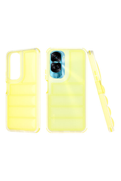 Techsuit Θήκη Honor 90 Lite Wave Shield, κίτρινη