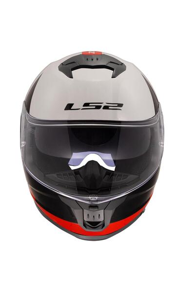 LS2 STREAM 2 THUNDERBIZ SİYAH-KIRMIZI KASK