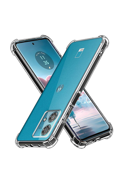 Techsuit Husa Motorola Edge 40 Neo удароустойчив прозрачен силикон, прозрачен