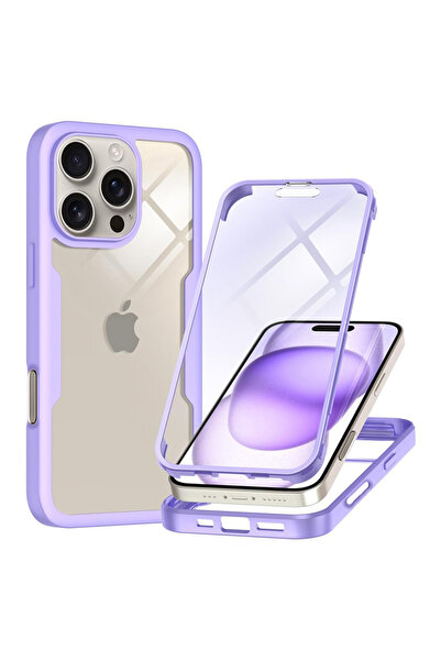 Techsuit Husa 360° iPhone 16 Pro Max ColorVerse, mov