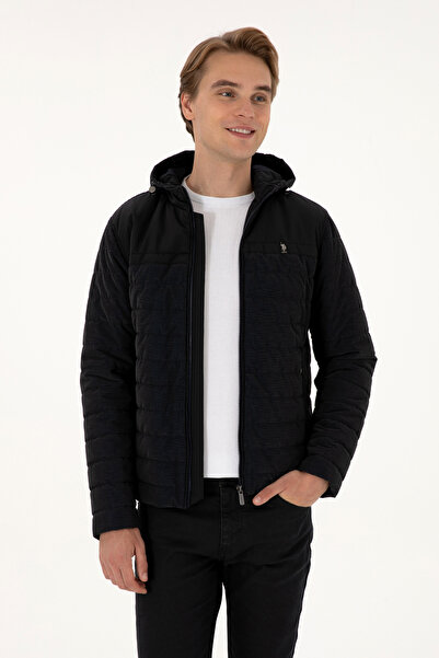 U.S. Polo Assn. Men's Navy Blue Leather Jacket 50317329-200