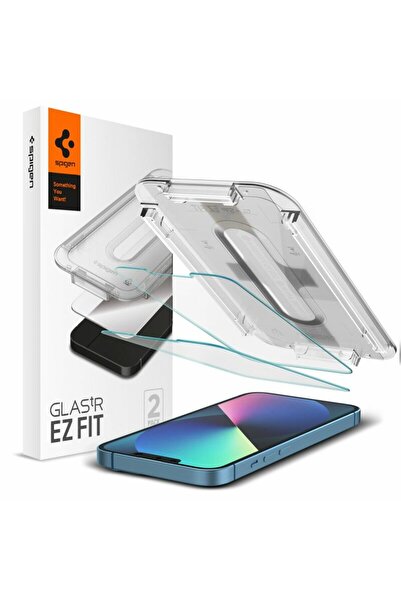 Spigen [Pachet 2x] Folie iPhone 13 Glas.tR EZ Fit, AGL03385