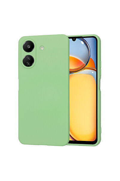 Techsuit Θήκη σιλικόνης Xiaomi Redmi 13C 4G SoftFlex, ανοιχτό πράσινο