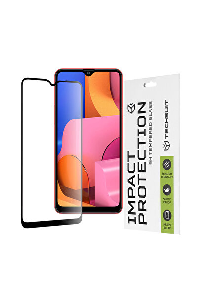 Techsuit Folie sticla Samsung Galaxy A20s 111D Full Glue Full Cover, negru
