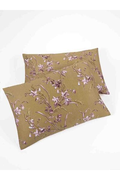 Karna Home Μαξιλαροθήκες 2 τεμαχίων σατέν με κομψή εκτύπωση