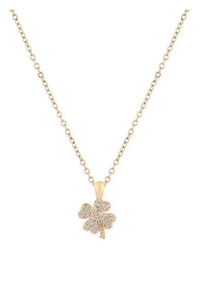 YUNİCCİ & CO قلادة يونكا الذهبية من الزركون