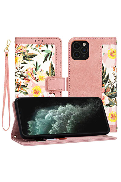 Techsuit Personalized girls' iPhone 11 Pro Max FlipCraft case, pink