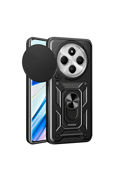 Techsuit Husa Xiaomi Redmi 14C protectie camera CamShield Series, negru