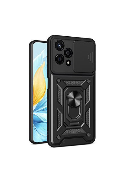 Techsuit Husa Honor 200 Lite protectie camera CamShield Series, negru