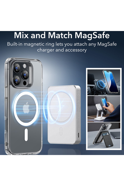 ESR Husa iPhone 16 Pro Max Classic Hybrid HaloLock, mata