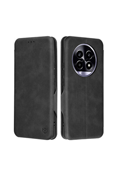 Techsuit Θήκη Realme 13 Pro Safe Wallet Plus 360°, μαύρη