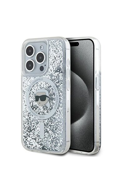 Karl Lagerfeld Husa Karl Lagerfeld iPhone 15 Pro Max Liquid Glitter MagSafe, ...